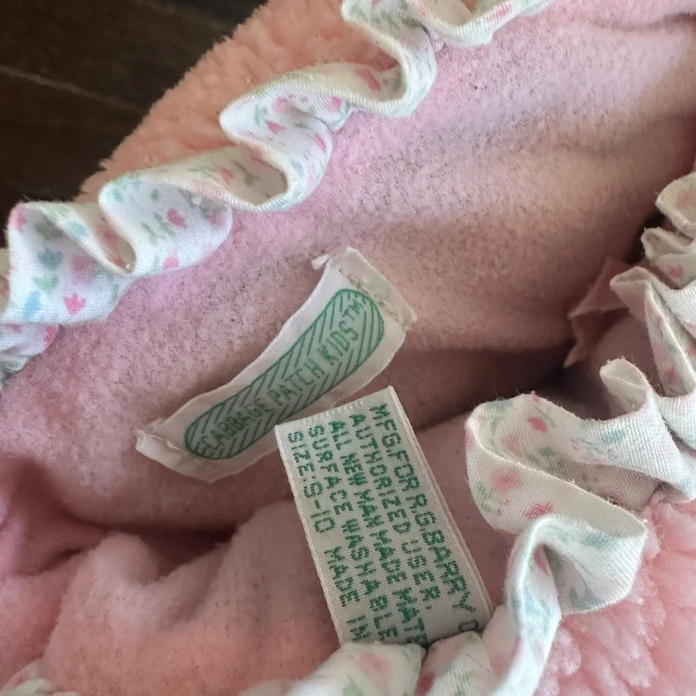 COPY - Vintage 1980s cabbage patch h kids slippers - Picture 3 of 4